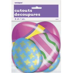 Easter Printed Mini Cutouts Astd 6CT