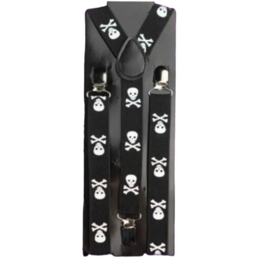 Skull &Amp; Crossboans Suspenders