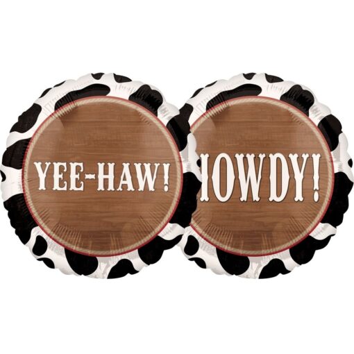 17&Quot; Yeehaw/Howdy Foil Balloon