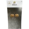 Rhinestone Pumpkin Earrings 1 Rhinestone Pumpkin Earrings