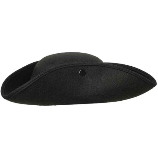 Tri Corner Hat Black Std