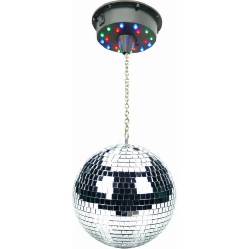 Mirror Ball Kit 6&Quot; W/Led &Amp; Battery Motor