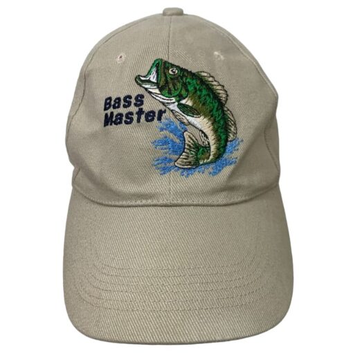 Bass Master Tan Baseball Hat