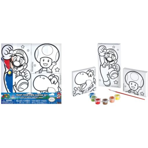 Super Mario Brothers™ Canvas Paint Set