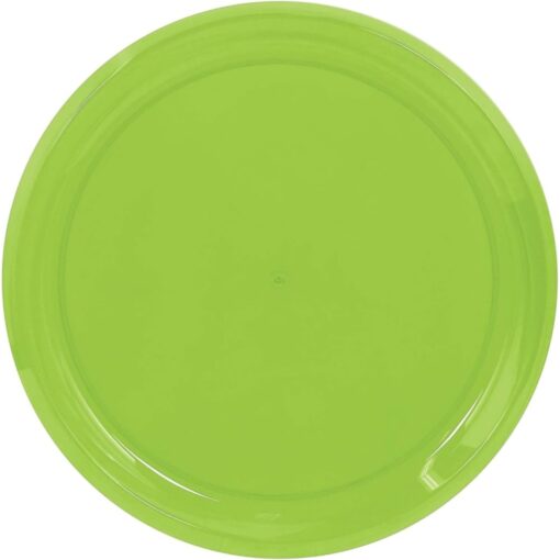 Platter 16&Quot; Plastic Kiwi Green