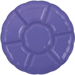 Tray 16" Compartment Plastic Chip N Dip Purple