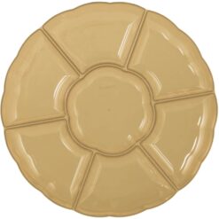 Tray 16" Compartment Chip N Dip Gold