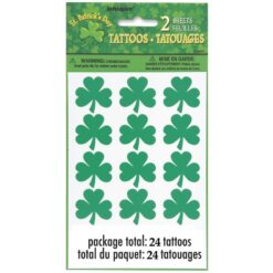 Shamrock Color Tattoo Sheets 2CT