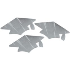 Silver Grad Cap Cutouts