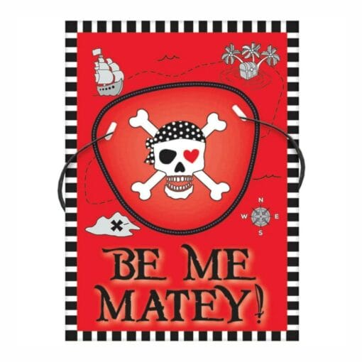 Pirate Valentine Cards 12Ct