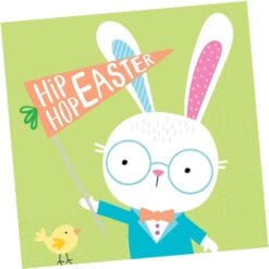 Hello Bunny Easter Napkins Lunch 16CT