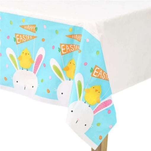 Hello Bunny Tablecover Plastic 54&Quot;X102&Quot;