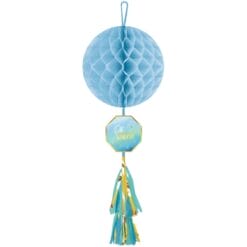Oh Baby Boy Hanging Honeycomb w/Tassel Tail 29.5" 1PC