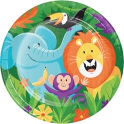 Jungle Safari Plates 9" 8CT
