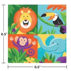Jungle Safari Napkins Lunch 16CT