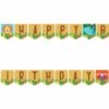 Jungle Safari Birthday Banner w/Ribbon