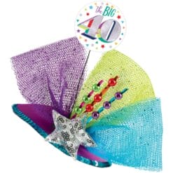 40th Hat Couture Clip On