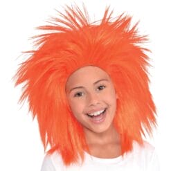 Orange Crazy Wig Adult/Child