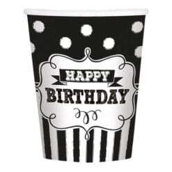 Chalkboard Birthday Cups Hot/Cold 9oz 8CT