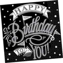 Hooray It's Your Birthday Napkins Lunch 36CT
