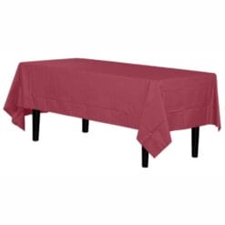 Burgundy Tablecover 54X108 Plastic