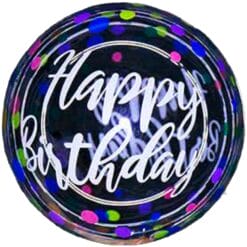 20" BOBO Happy Birthday Stripe Printed