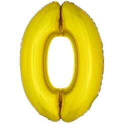 40" NBR Gold #0 Foil Balloon