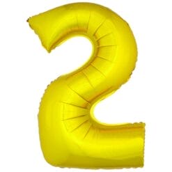 40" NBR Gold #2 Foil Balloon