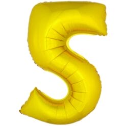 40" NBR Gold #5 Foil Balloon