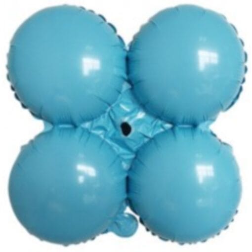 17&Quot; Quad Baby Blue Balloon