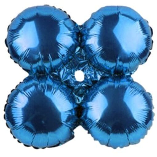 17&Quot; Quad Blue Balloon