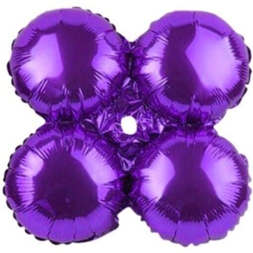 17&Quot; Quad Purple Balloon