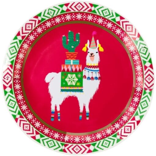 Fiestive Llama Plates 9&Quot; 8Ct