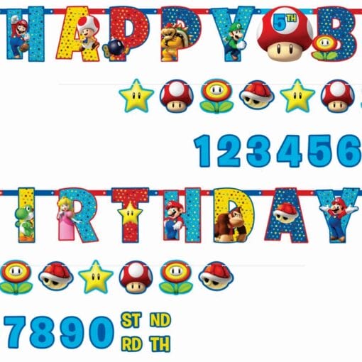 Super Mario Brothers™ Birthday Banner