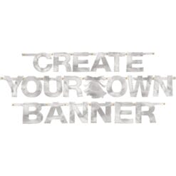 Silver Foil Create-Your-Own Letter BNR