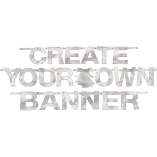 Silver Foil Create-Your-Own Letter Bnr