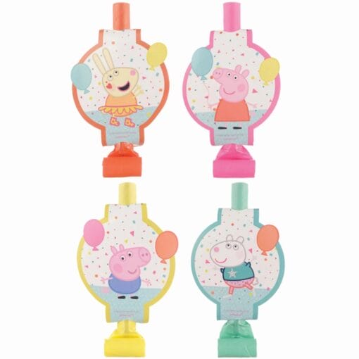 Peppa Pig Confetti Party Blowouts 8Ct