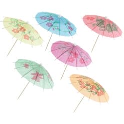 Cocktail Umbrella Picks Jumbo 6" 24CT