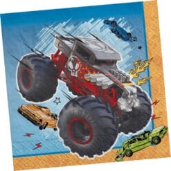 Hot Wheels Monster Truck Napkins Lunch 16CT