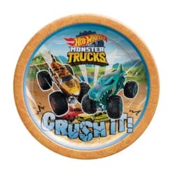 Hot Wheels Monster Truck Plates 7" 8CT