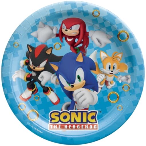 Sonic Plates Rnd 9&Quot; 8Ct