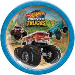 Hot Wheels Monster Truck Plates 9" 8CT