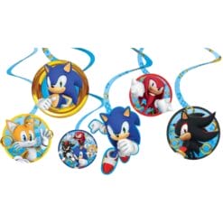 Sonic Spiral Decorations 12CT