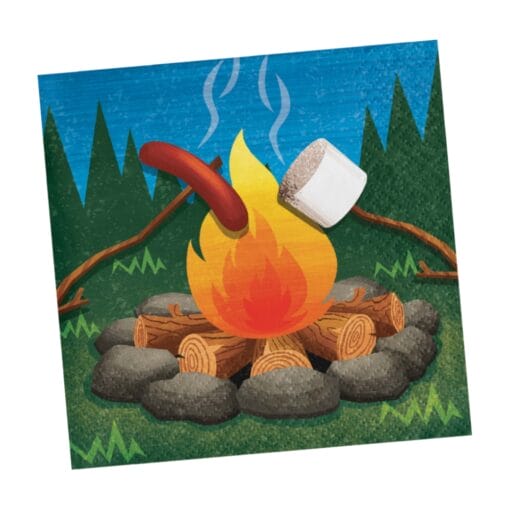 Camp Out Napkins Bevrage 16Ct