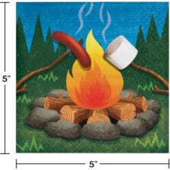 Camp Out Napkins Bevrage 16CT