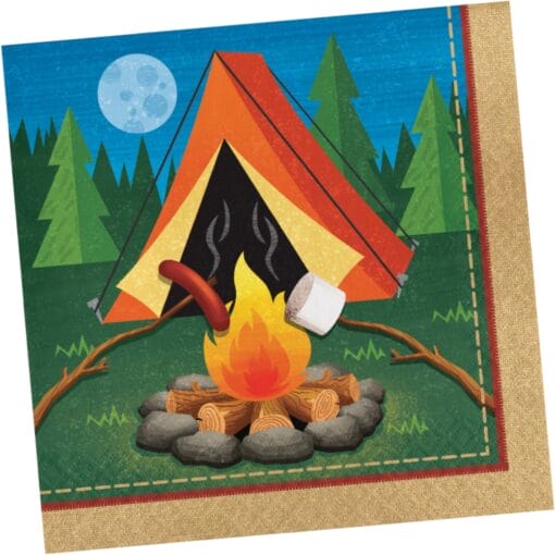 Camp Out Napkins Lunch 16Ct