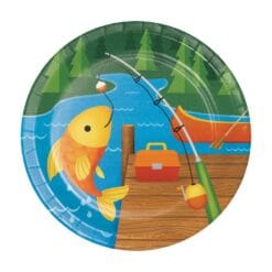 Camp Out Plates Round 7" 8CT