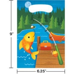Camp Out Loot/Favor Bags 8CT 5 Camp Out Loot/Favor Bags 8Ct