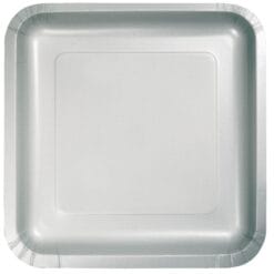 S Silver Plate Paper SQR 7" 18CT