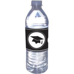 Congrats Grad Bottle Labels 8CT